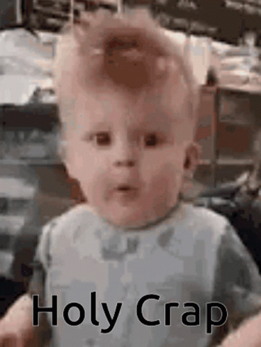 Suprised Baby GIF