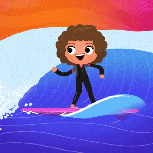 Surfing Barb And Star Go To Vista Del Mar GIF