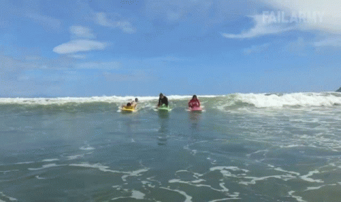 Surfing Riding GIF