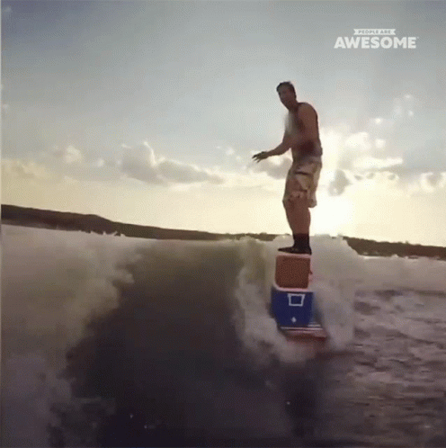 Surfing Surfboard GIF