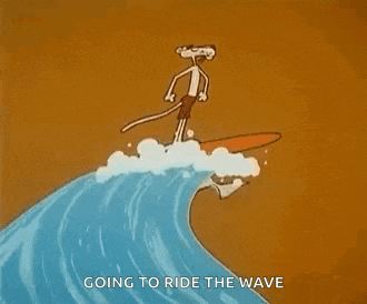 Surfing Wave GIF