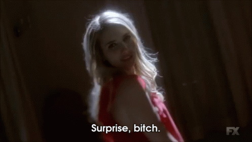 Surprise GIF. This 497 x 280 animated GIF is part of our surprise bitch collection. Related themes include surprise. View the original animation, share it…