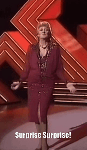 Surprise Surprise Cilla Black GIF