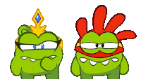 Surprised Om Nom Sticker