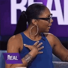 Surprised Tamar Braxton GIF. This 220 x 220 animated GIF is part of our hand on chest collection. Related themes include surprised, what. Created by…