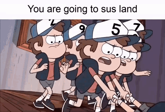 Sus Land Gravity Falls GIF