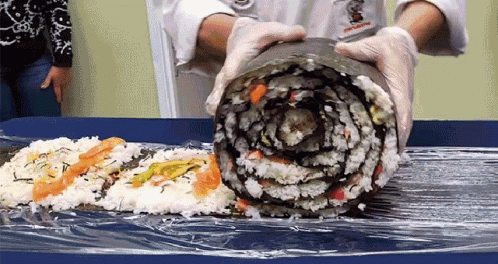 Sushi Roll Food GIF
