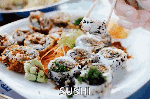 Sushiroll Shrimp GIF
