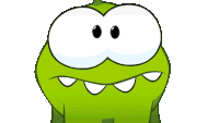 Suspicious Om Nom Sticker