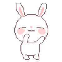 Symbols135 Bunny Sticker