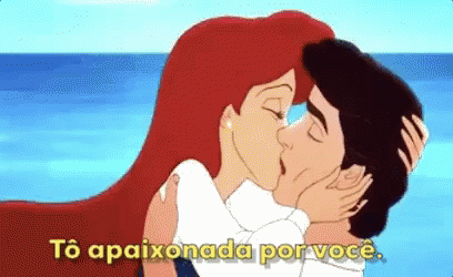 Tô Apaixonada / Animação / Namorados / Amor / Ariel GIF