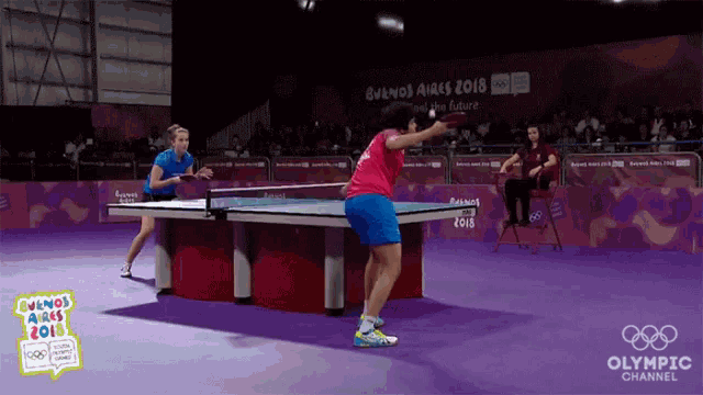 Table Tennis Serve GIF