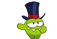 Take A Bow Om Nom Sticker