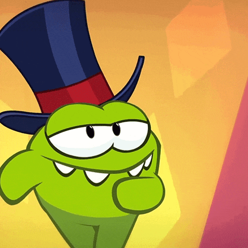 Take A Bow Om Nom GIF