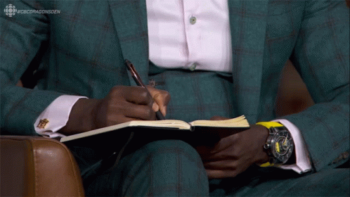 Taking Notes Wes Hall GIF