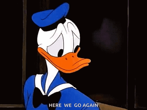 Talk To The Hand Donald Duckn GIF
