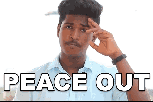 Tamil Tech Trend Peace Out GIF