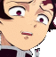Tanjiro Bruh Sticker