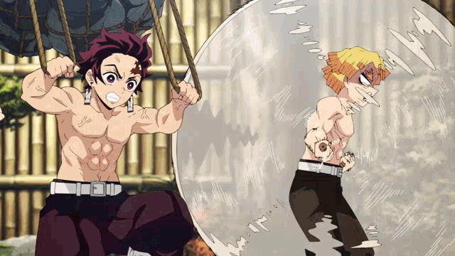 Tanjiro Inosuke GIF