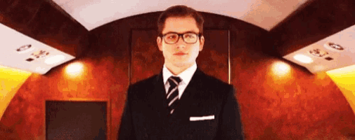 Taron Egerton Kingsman GIF