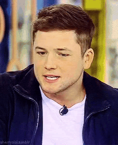 Taron Egerton Uh Oh GIF