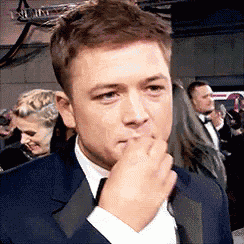 Taron Taron Egerton GIF