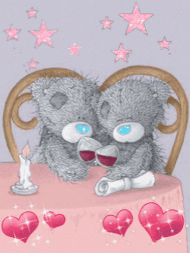 Tatty Teddy Date GIF