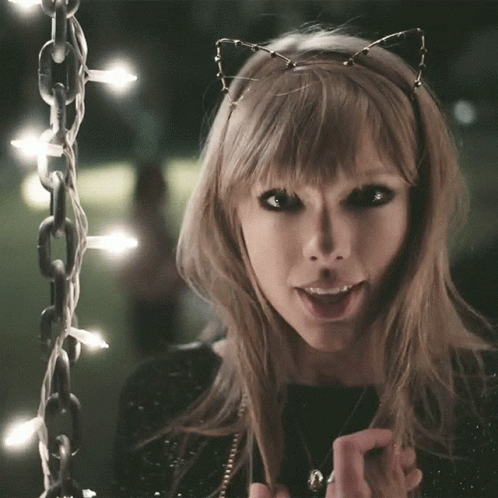 Taylor Swift Cat Ears GIF. This 498 x 498 animated GIF is part of our taylor swift 22 collection. Related themes include cute, taylor swift. Created by…