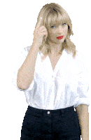 Taylor Swift Reactions Think About It Sticker