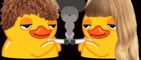 Tayspice Duck Smoking GIF