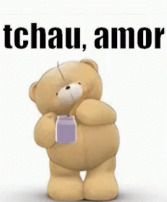 Tchau Amor / Beijos / Mandando Beijo / Tchauzinho // Ursinho De Pelúcia GIF