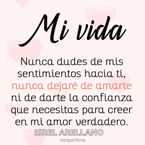 Te Amo Mi Vida GIF. This 498 x 498 animated GIF is part of our frases de amor collection. Related themes include te amo. Created by osita77. View the…