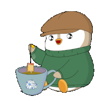 Tea Brewing Sticker