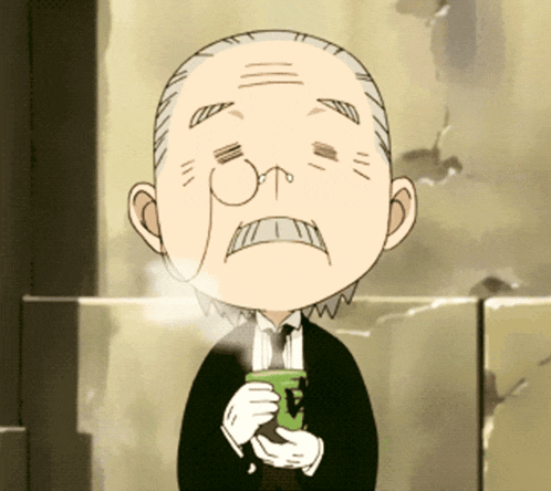 Tea Old Man GIF