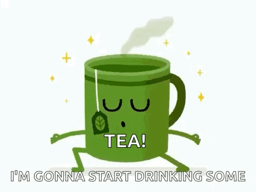 Tea Time Yoga GIF