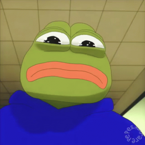Tears In Eyes Crying GIF. This 498 x 498 animated GIF is part of our pepe frog sad collection. Related themes include crying, meme, no. Created by GivsMaer…