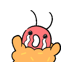 Tears Waving Sticker