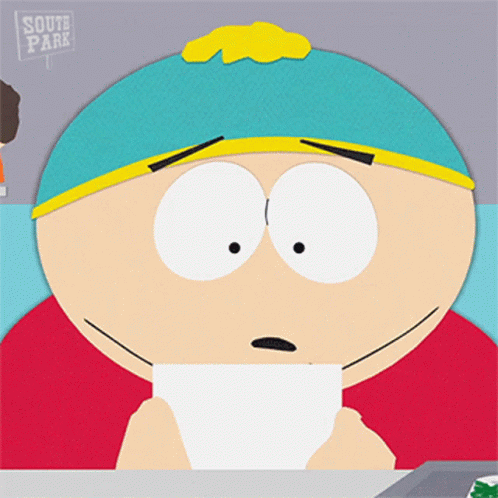 Teary Eyed Eric Cartman GIF