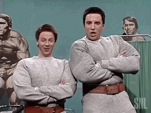 Teasing Kidding GIF. This 480 x 360 animated GIF is part of our hans and franz collection. Created by nbcsnl. View the original animation, share it, or…