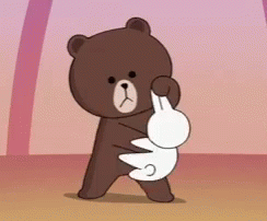 Teddy Bear Punch GIF