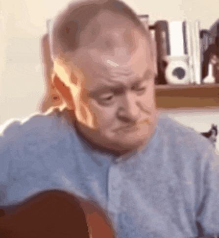 Teeth Pop Out Old Man GIF