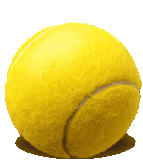 Tennis Ball Chick Sticker