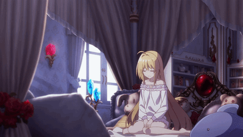 Terakomari Gandesblood Hikikomari Kyuuketsuki No Monmon GIF