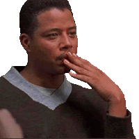 Terrence Howard Clutching Pearls Sticker