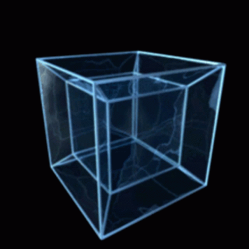 Tesseract 3d GIF