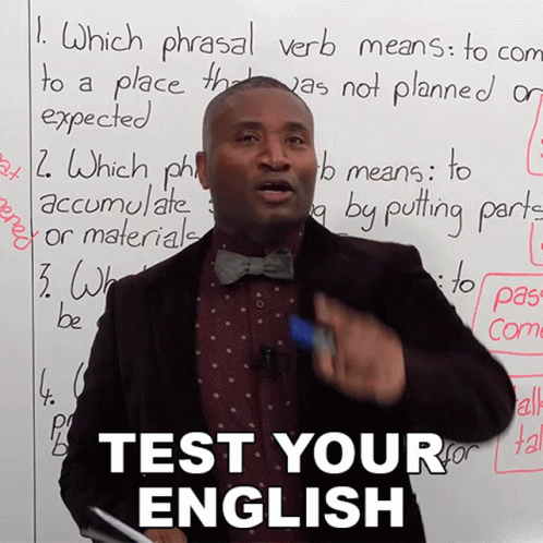 Test Your English James GIF. This 498 x 498 animated GIF is part of our gracias por su atencion en ingles collection. Created by engvid. View the original…