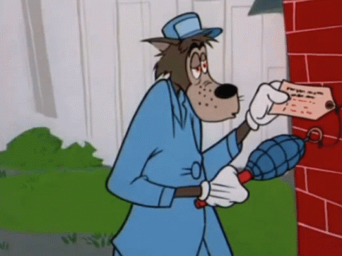 Tex Avery Wolf Tex Avery Wolf Boum GIF