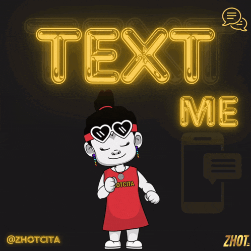 Text Me Message Me GIF