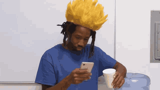 Texting Jabrils GIF