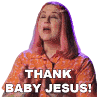 Thank Baby Jesus Katie Sticker